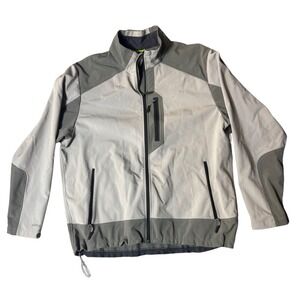 Köppen Full Zip Jacket Men XXL Gray Lined Pockets Hiking Outdoor MC216